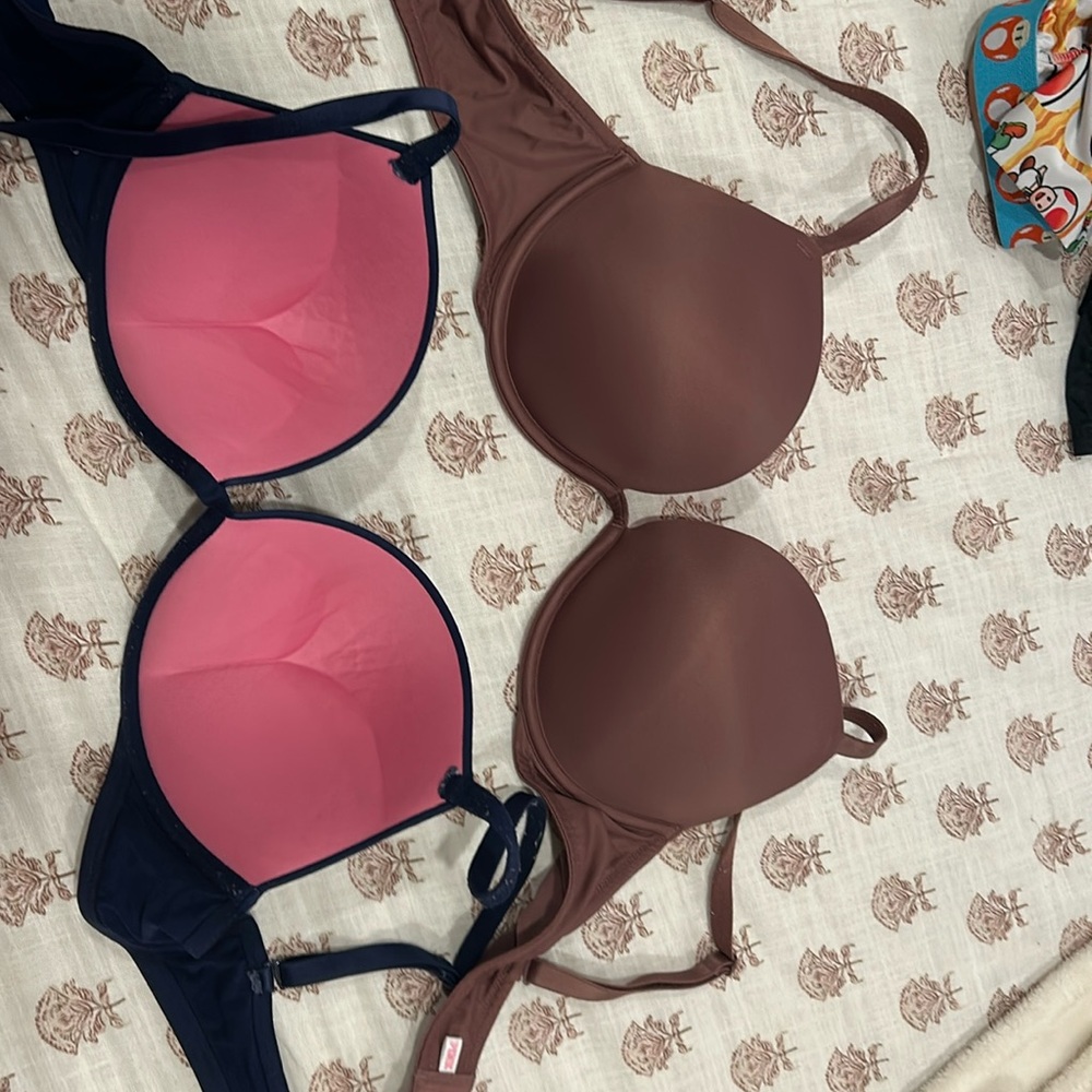 Victoria secret pink push up bras